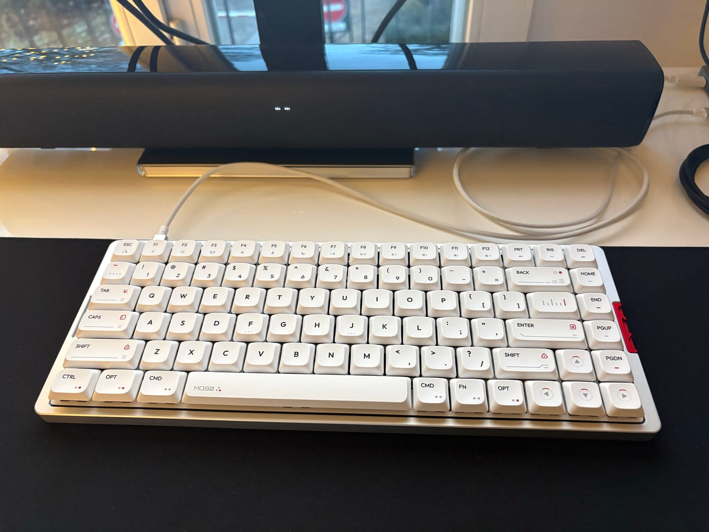 Customer photo review of IQUNIX MQ80 Aluminum Low Profile Mechanical Keyboard