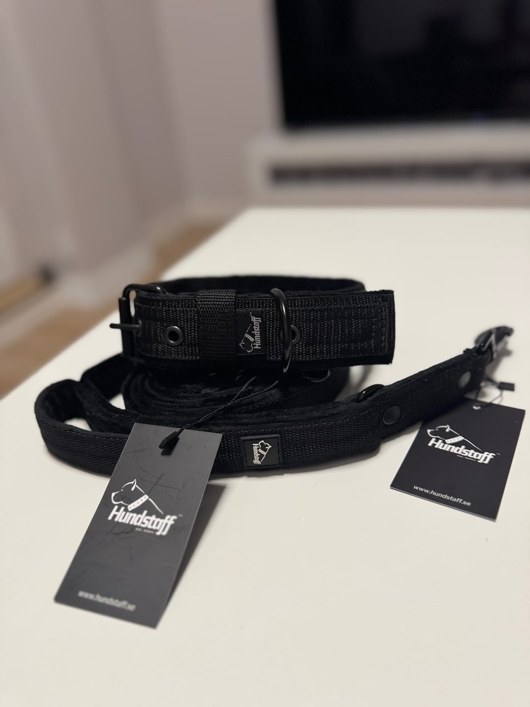Customer photo review of Szeroka obroża z klamrą - Active Komfort Black Edition Czarna