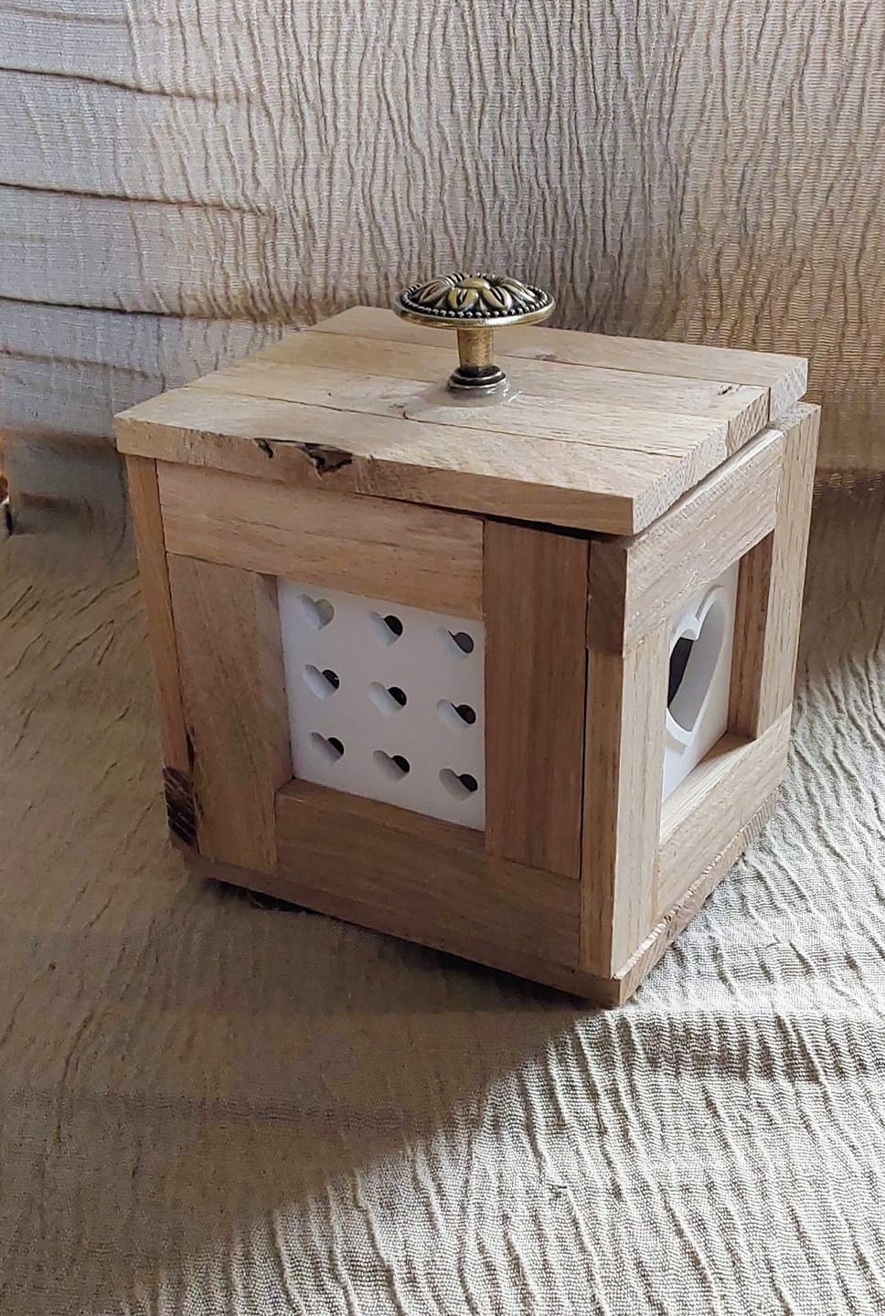Customer photo review of Silikonform - 2 Herzchen Laternen Seiten Mini