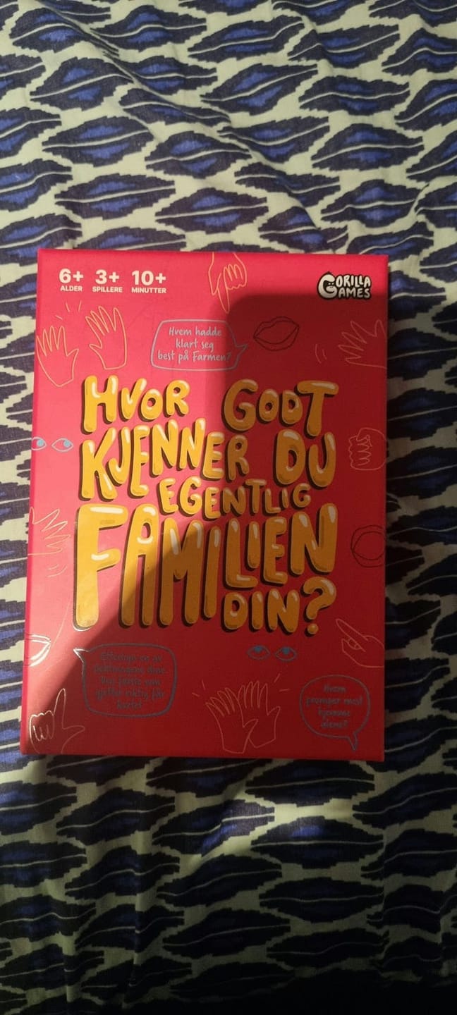 Customer photo review of Hvor Godt Kjenner Du Egentlig Familien Din?