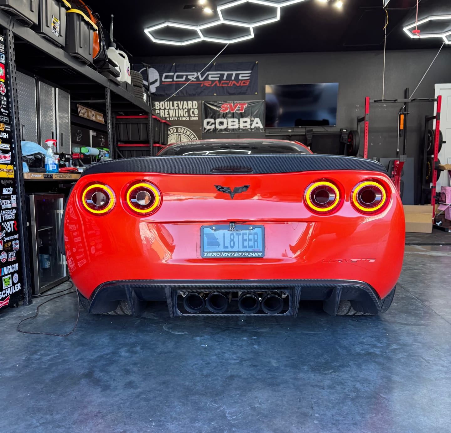 Customer photo review of 2005-13 Corvette C6 Rear Trunk Lid Wing Spoiler