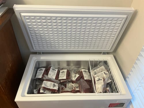 Customer photo review of Beef Meat Share! (Free Freezer)