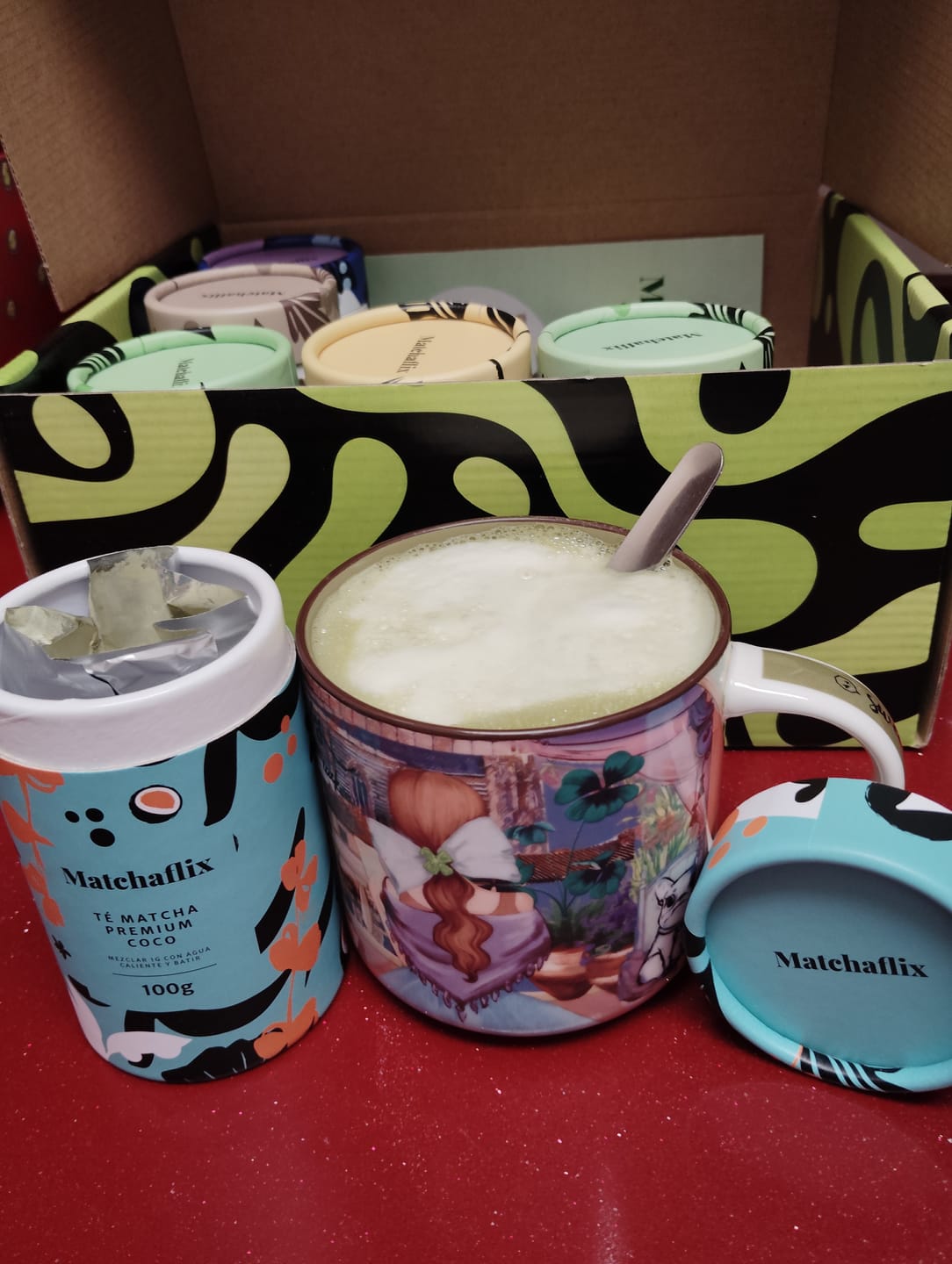 Customer photo review of Té Matcha Premium Coco