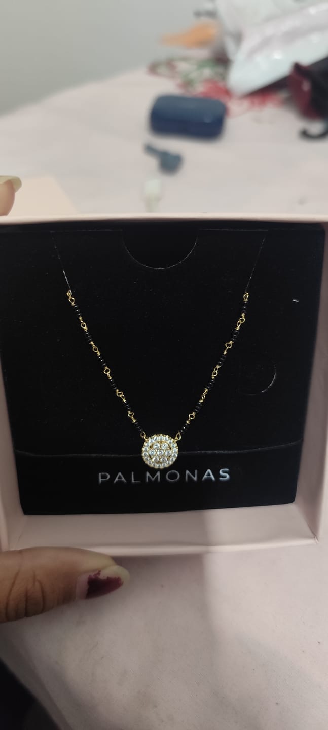 Customer photo review of Ekansha Diamond Mangalsutra