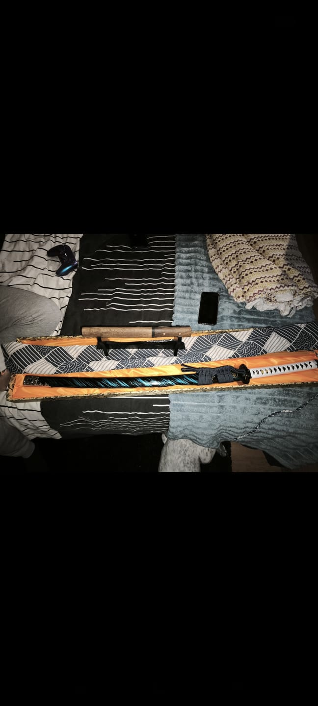 Customer photo review of Custom Japanese Sword