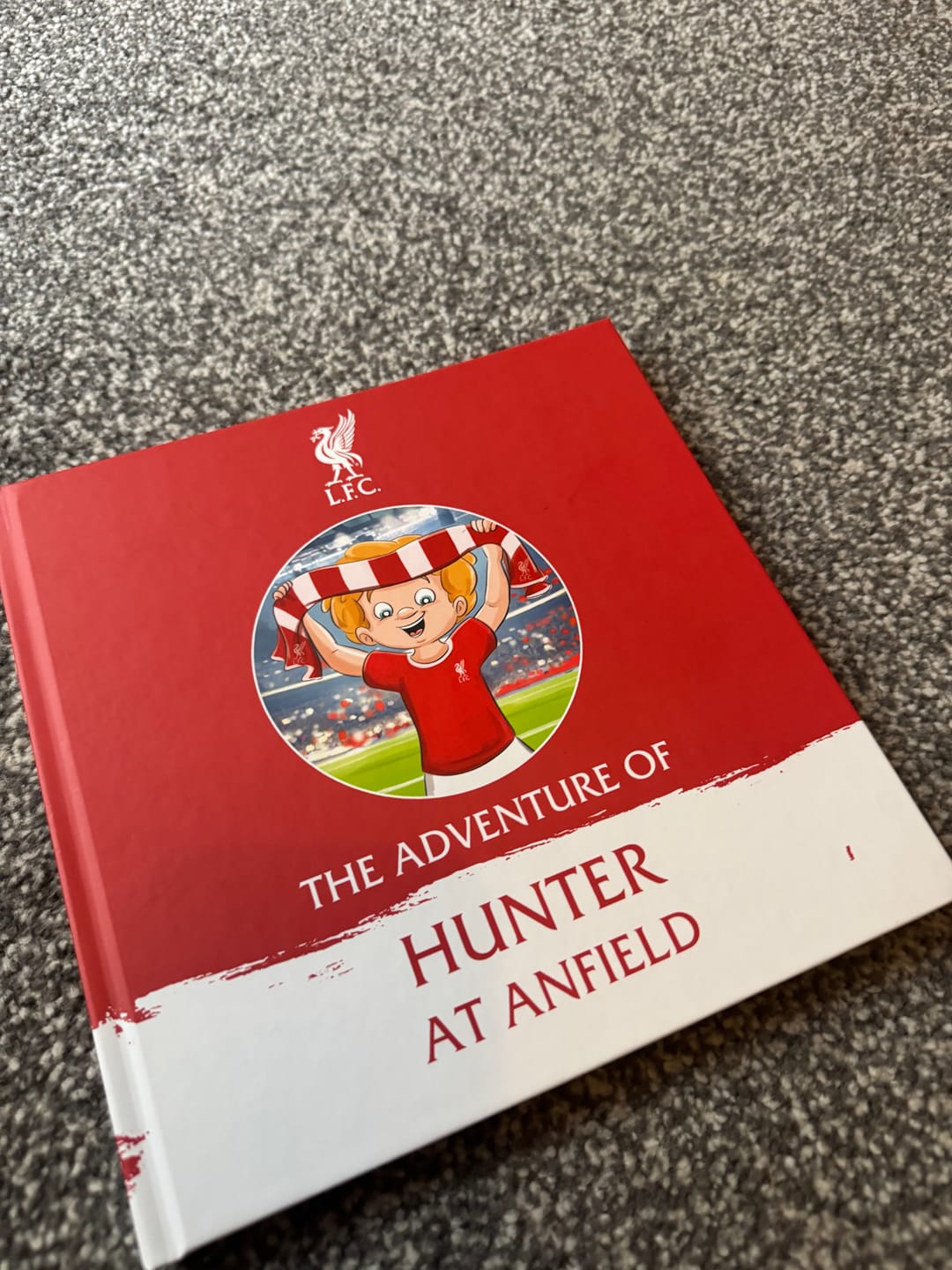 Customer photo review of LFC Personalised Book