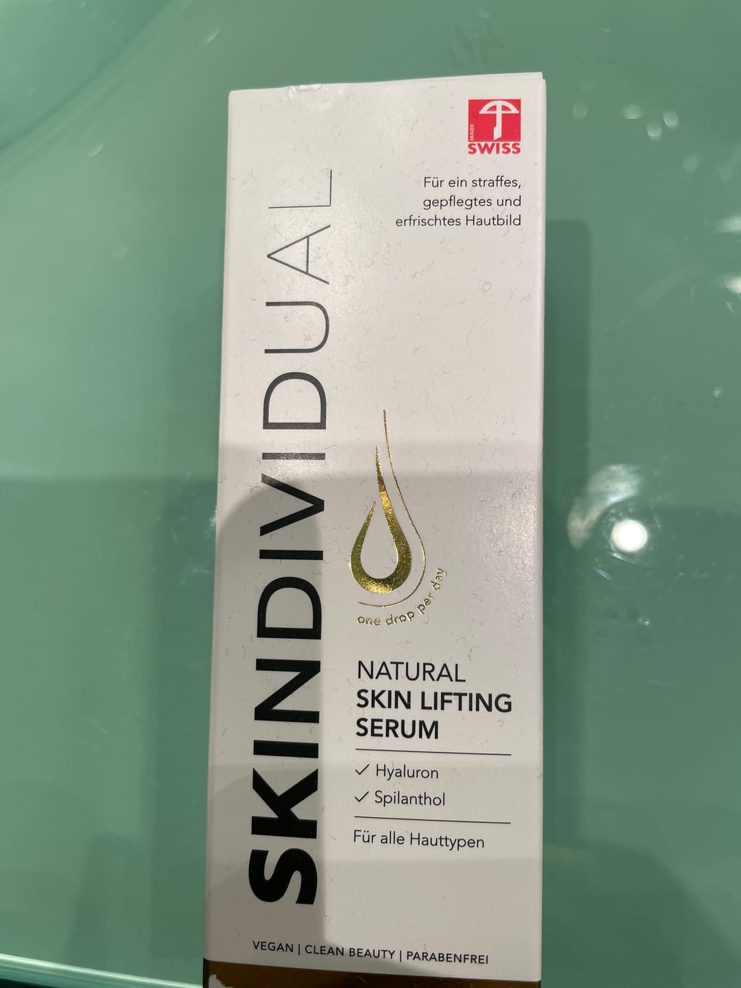 Customer photo review of Natural Skin Lifting Serum | 30 ml