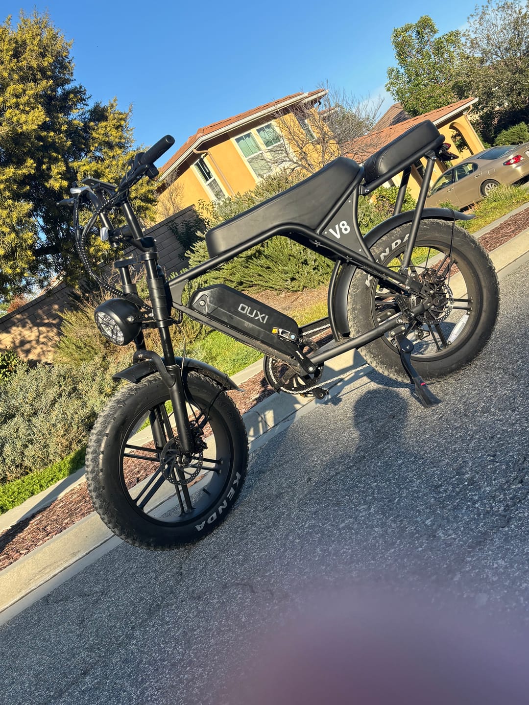 Customer photo review of OUXI V8 750W Fat Tire Electric Bike