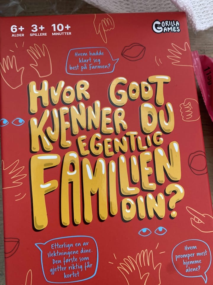 Customer photo review of Hvor Godt Kjenner Du Egentlig Familien Din?