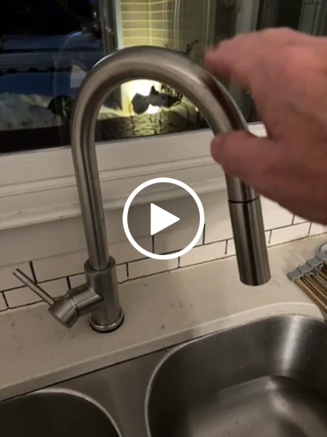 Customer video review of Imperium Touch Control Dual Function Pull Out Spout Kitchen Faucet
