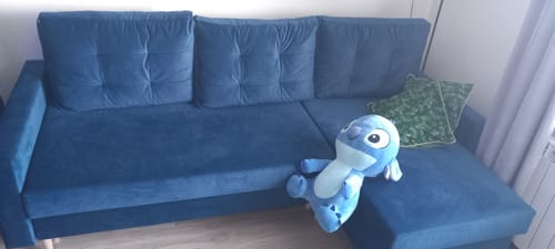 Customer photo review of Narożnik BLANK velvet