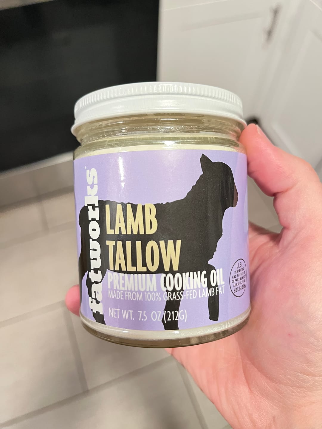 Customer photo review of Grass Fed Lamb Tallow (7.5 oz)