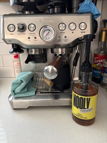 Customer photo review of Almond Coffee Syrup