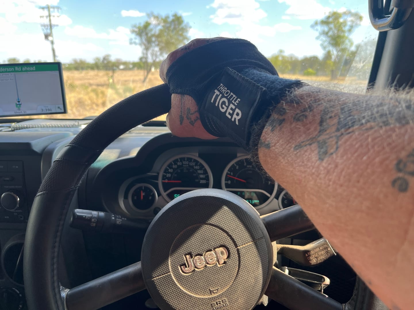 Customer photo review of Rider's Wrist Support