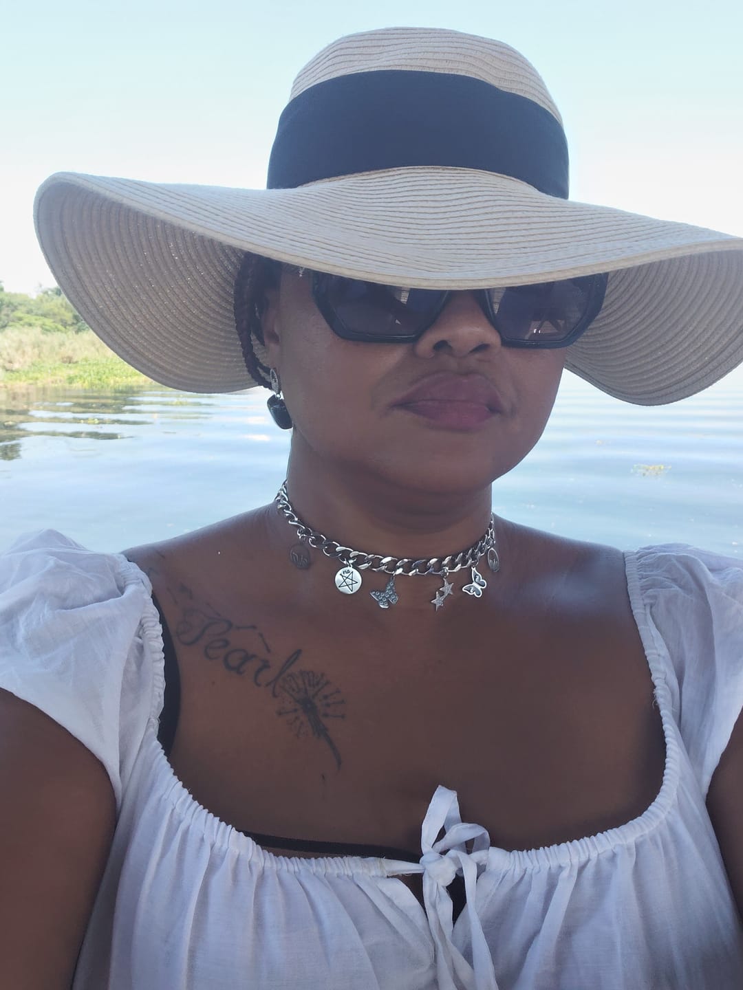 Customer photo review of Silver Era Charm Bracelet & Necklace Set