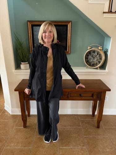 Customer photo review of Madison Long Jacket