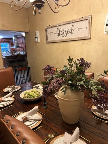 Customer photo review of Faux Dusty Plum Stem