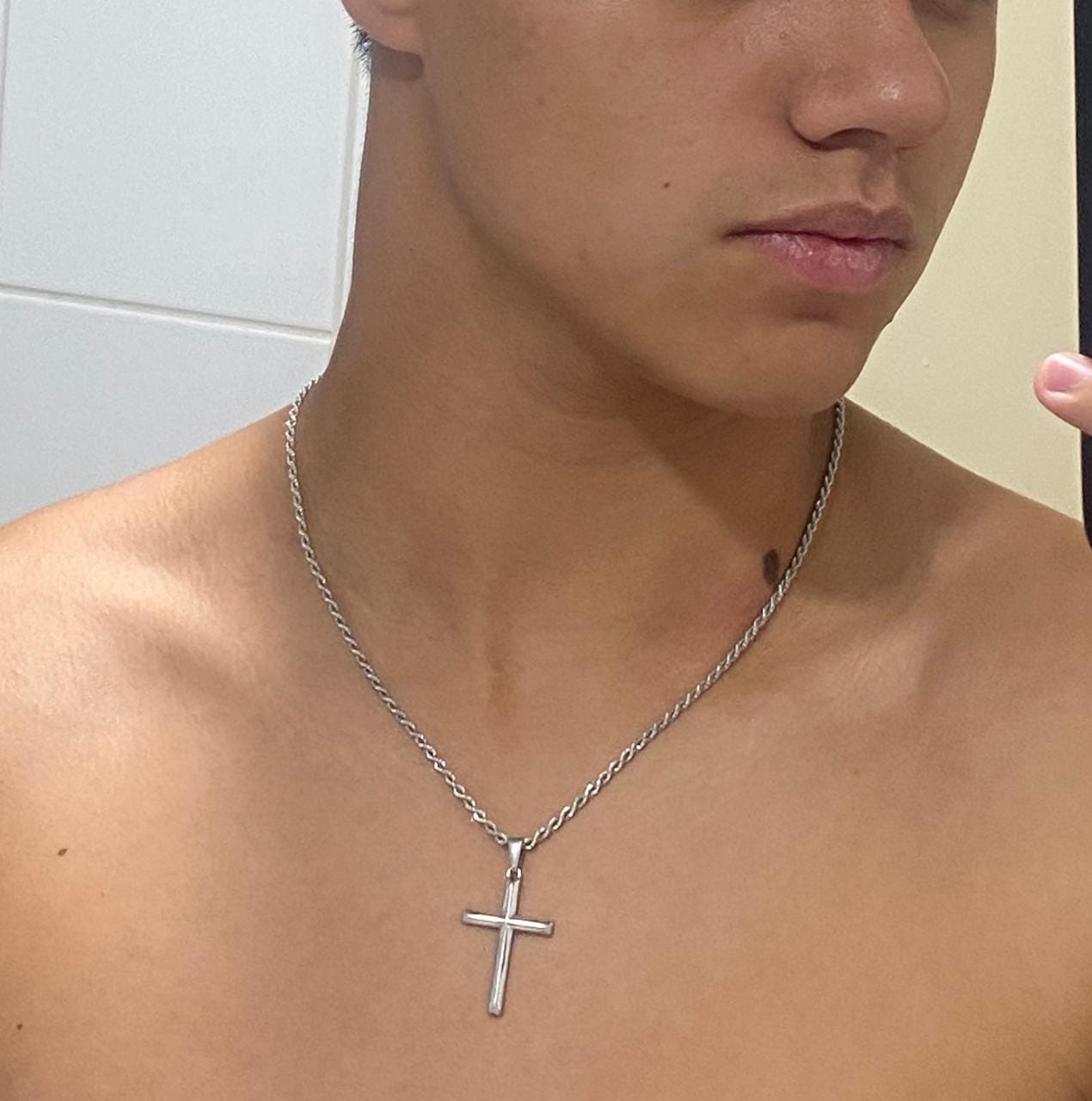 Customer photo review of Crucifix Pendant