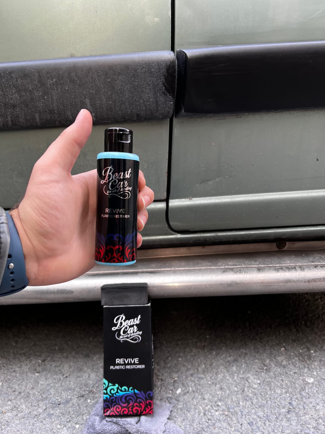 Customer photo review of Plastik Yenileyici ve Onarıcı Seramik Kaplama 120ml