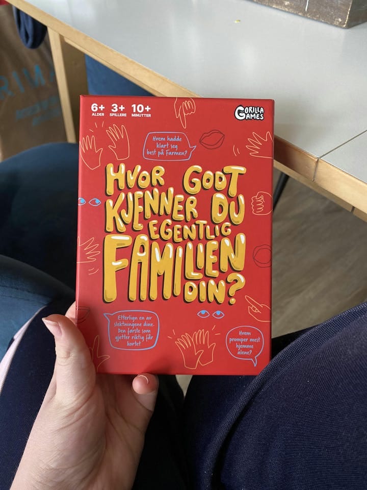 Customer photo review of Hvor Godt Kjenner Du Egentlig Familien Din?