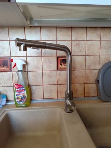 Customer photo review of Faaborg - Pull-Out Kitchen Faucet