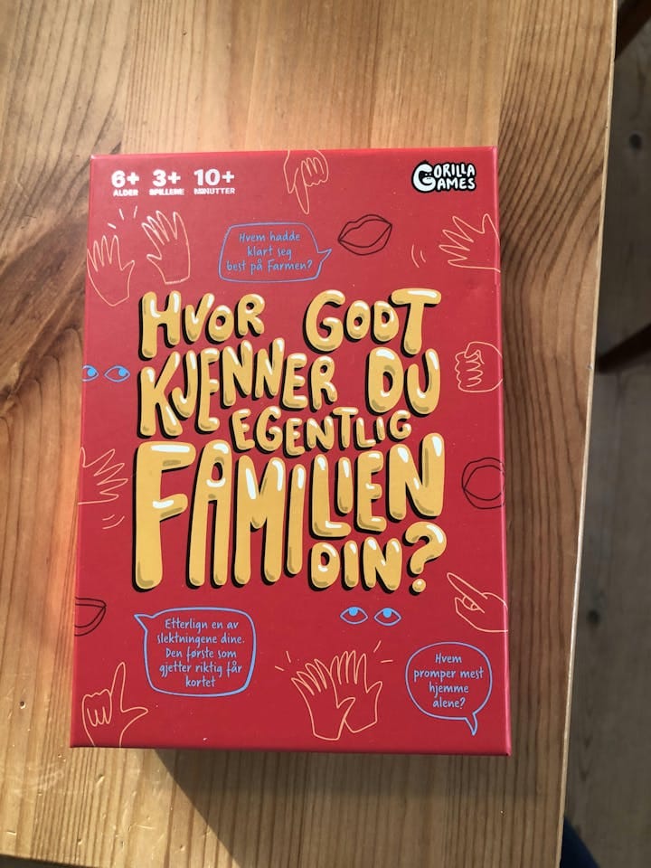 Customer photo review of Hvor Godt Kjenner Du Egentlig Familien Din?
