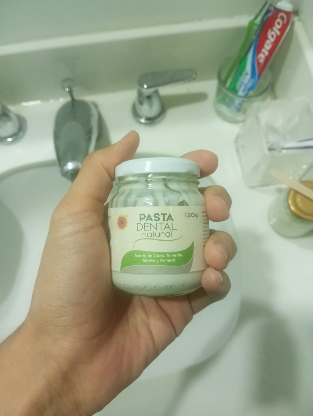 Customer photo review of Crema dental sin flúor Gaia