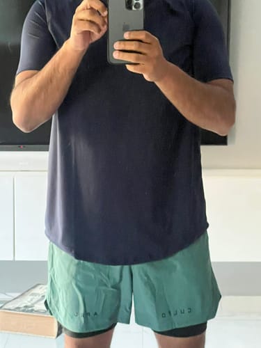 Customer photo review of Core-Vent Liner Shorts 2.0 - Teal