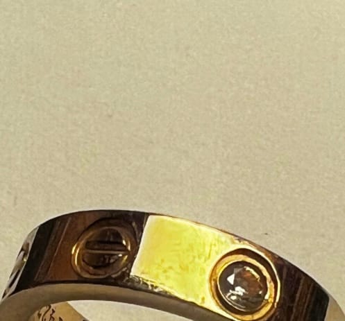 Customer photo review of Stellar Glow Band Ring