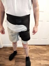 Customer photo review of Sports Elbow Braces for Kids with Protective Pad - 2 Pack