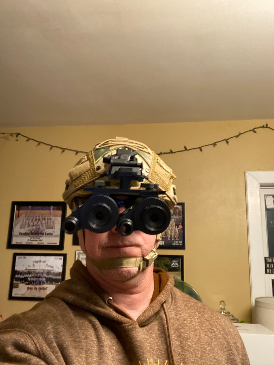 Customer photo review of [NEW] HEAT / VIPER 4.0 Thermal Night Vision Goggle Bridge Combo