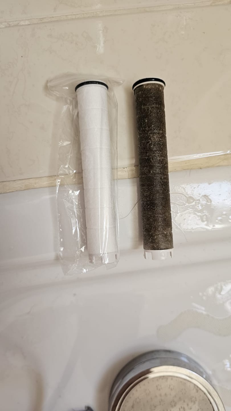 Customer photo review of Filtro de ducha de Vitacare Solutions