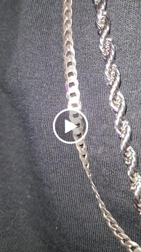 Customer photo review of Rope Chain 5MM (Silver)