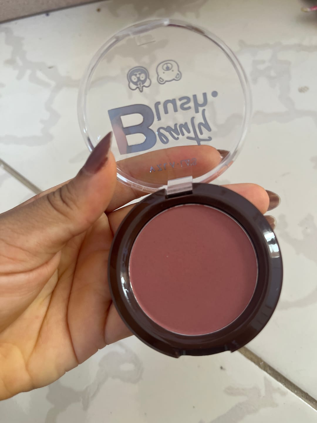 Customer photo review of Beauty Blush Compacto Red Mocha - Vizzela + La’s