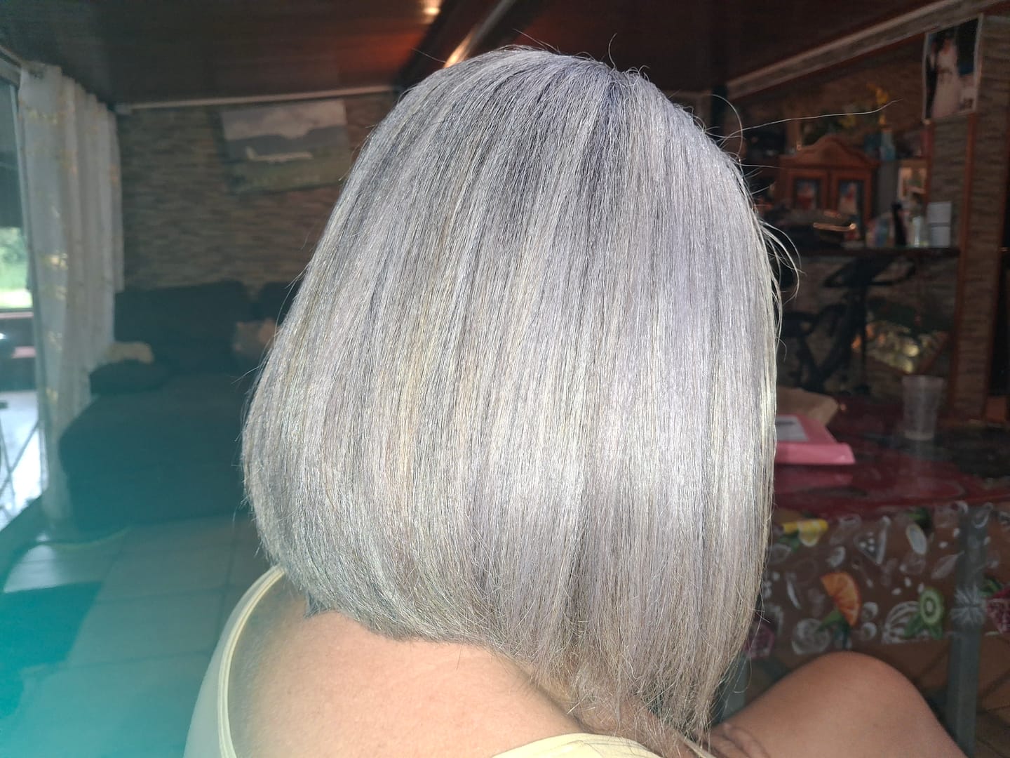Customer photo review of Botox Blue Glam.