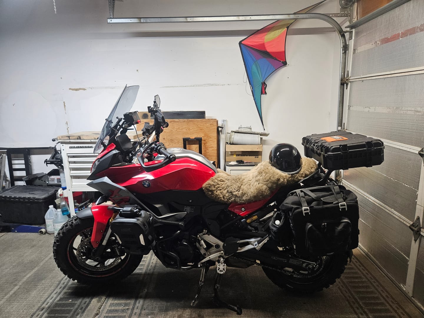 Customer photo review of Alps Inflatable Crash Bar Bag | 300KG Passive Protection | IPX7 Waterproof
