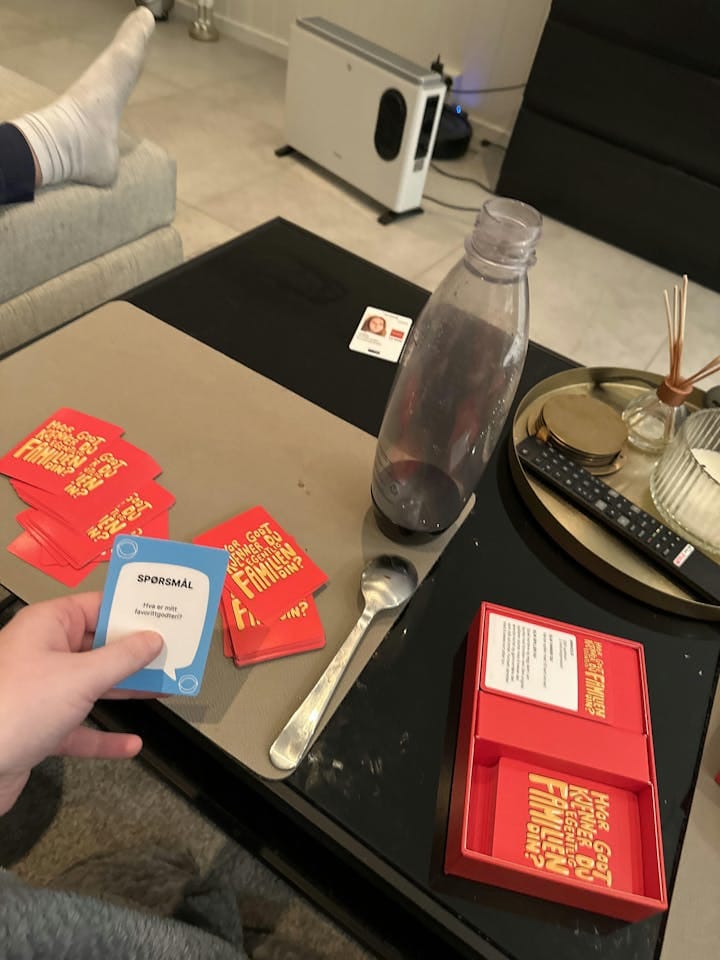 Customer photo review of Hvor Godt Kjenner Du Egentlig Familien Din?
