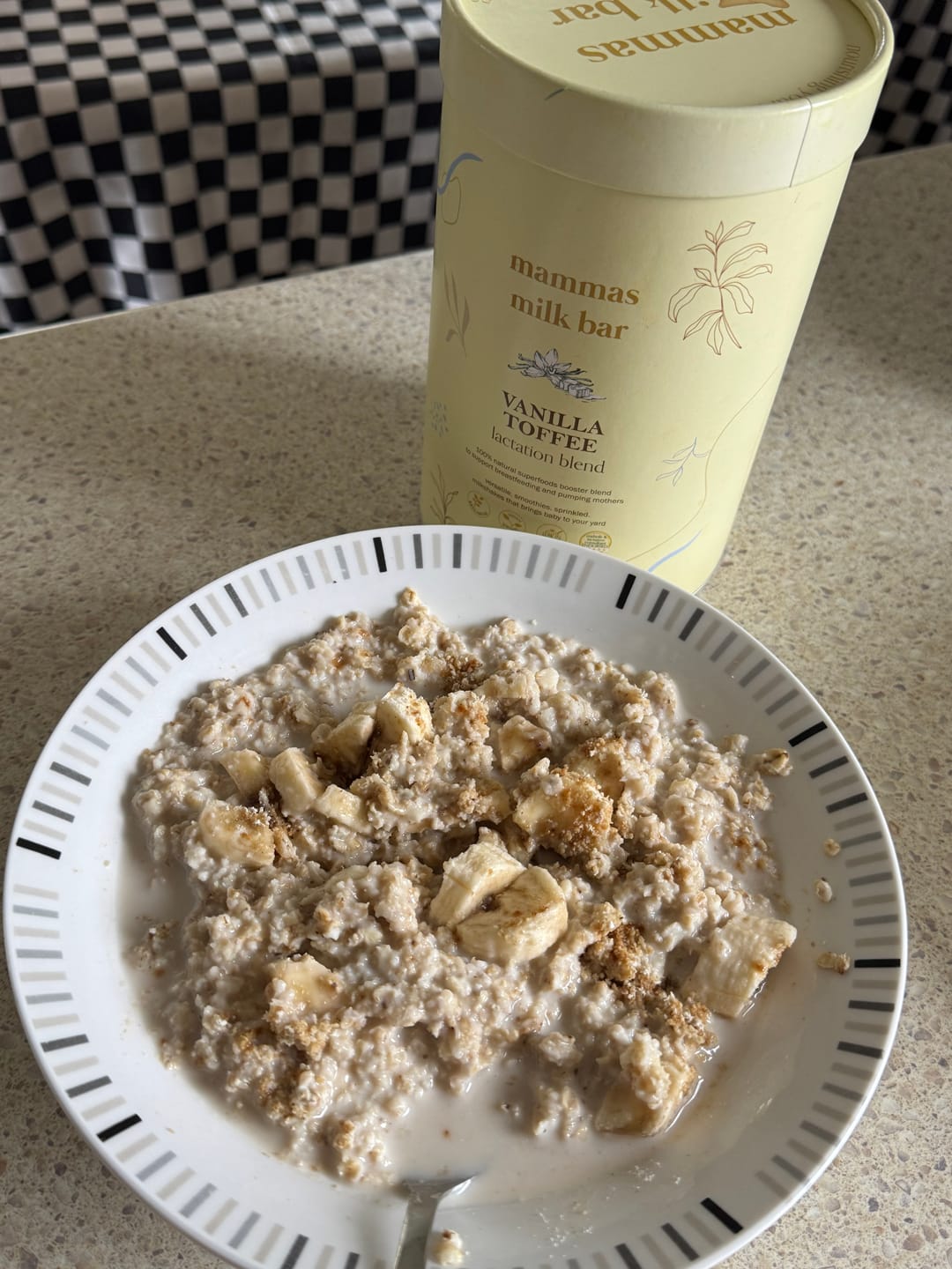 Customer photo review of Vanilla Toffee Lactation Blend