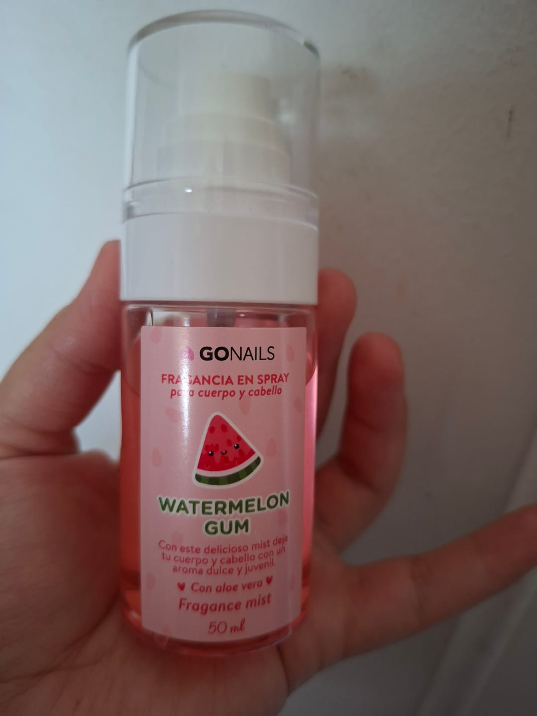 Customer photo review of Fragancia Corporal - Chicle Sandia