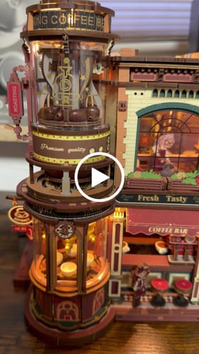 Customer video review of Dreamy Coffee Factory 3D Wooden Puzzle