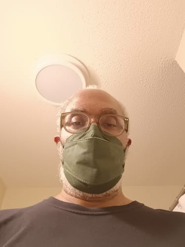 Customer photo review of KN95 Respirator Face Mask - Army Green