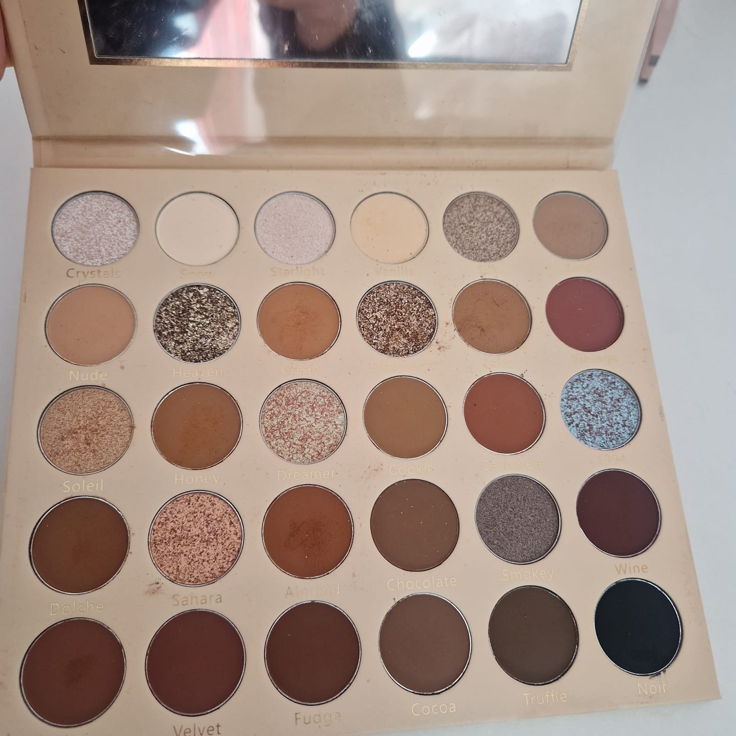 Customer photo review of Lidschatten Palette "NUDE DREAM"