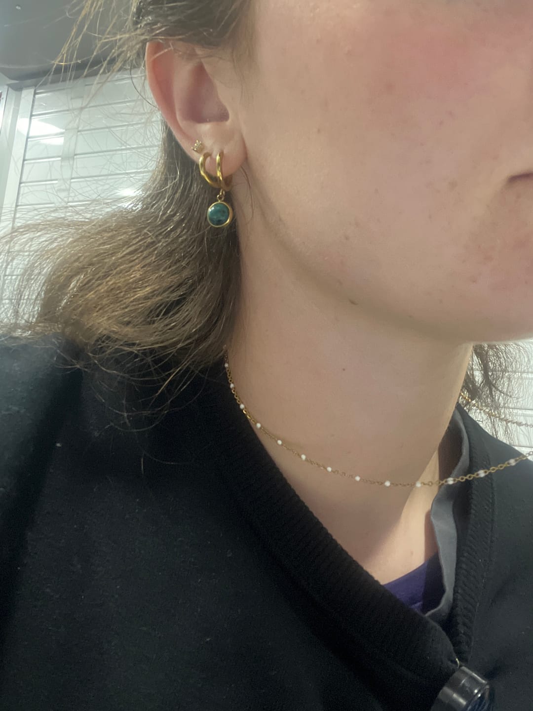Customer photo review of Iris Beaded Choker