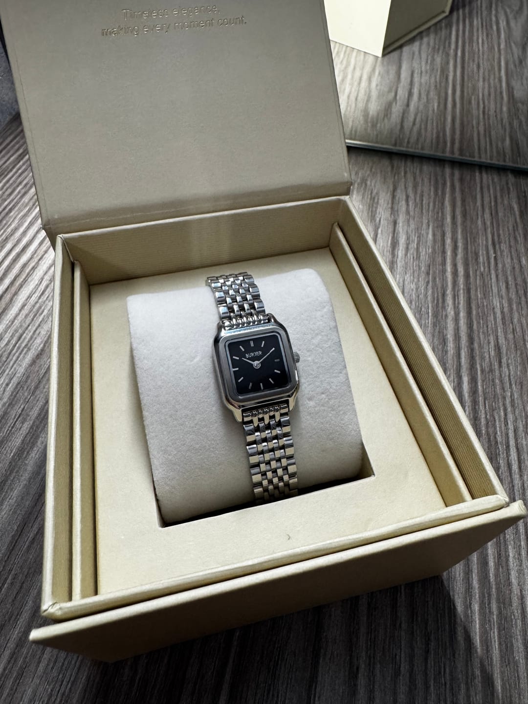Customer photo review of Macy Petite Silver Black