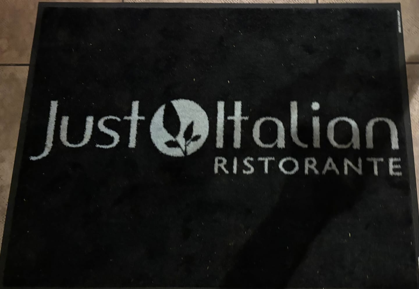 Customer photo review of Custom Indoor Logo Mat