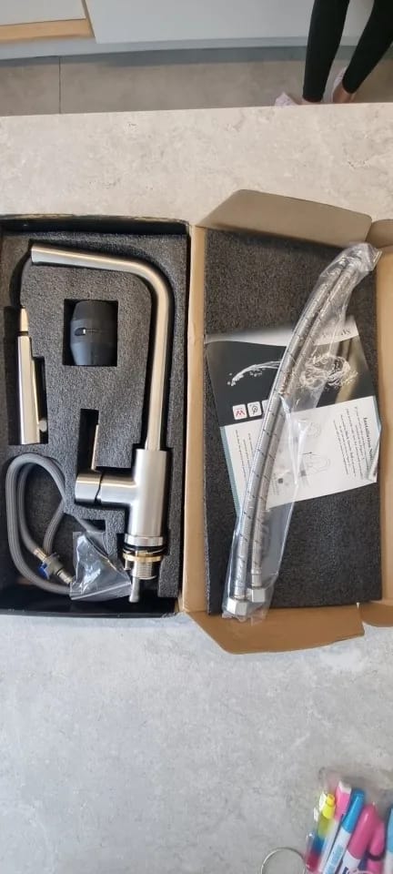 Customer photo review of Faaborg - Pull-Out Kitchen Faucet