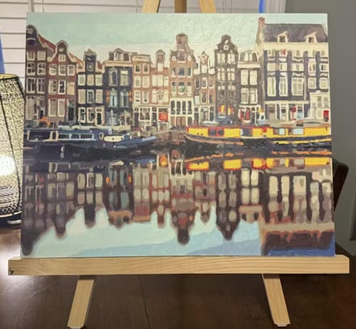 Customer photo review of Custom Landscape Paint By Numbers