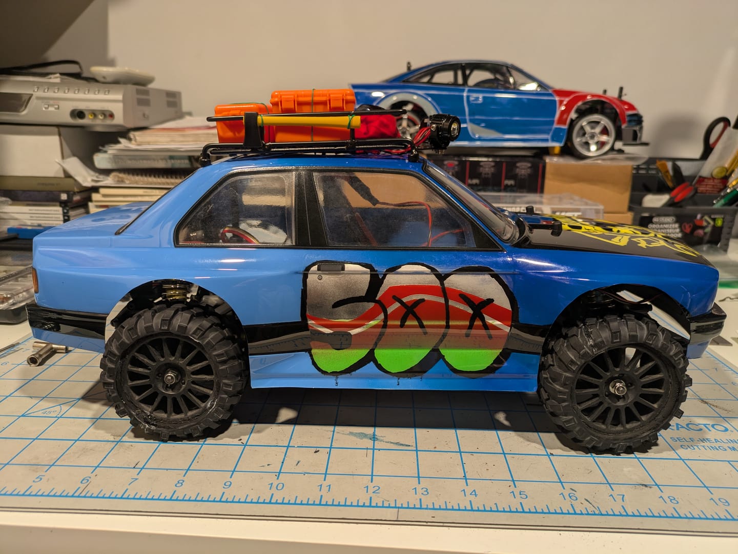 Customer photo review of 190mm Modified Shell Retaining Struts For 1/10 RC Rally Car