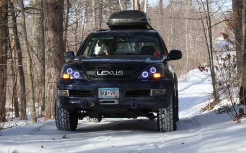 Customer photo review of Lexus GX470 Hidden Winch Mount