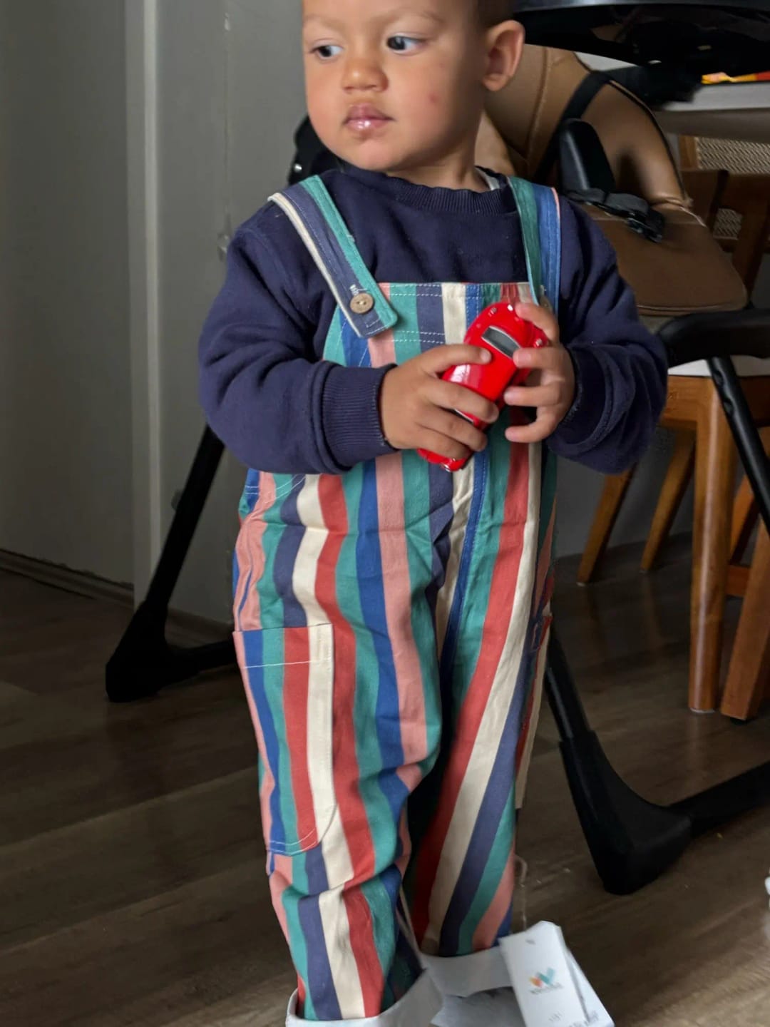 Customer photo review of Striped Polka Dot Playsuit